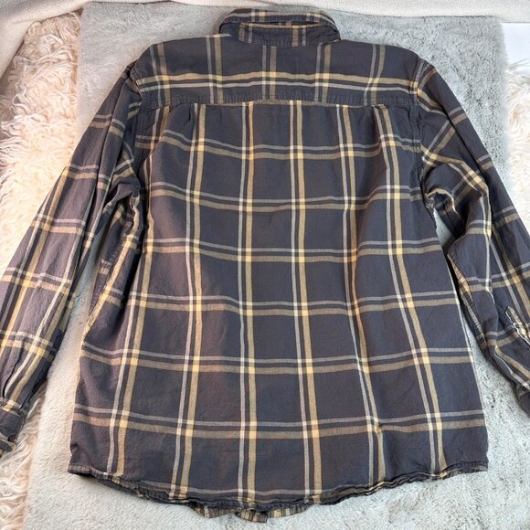 Carhartt Shirt Mens Large Loose Fit Midweight Chambray Long Sleeve Shirt TW4447M - Picture 7 of 8